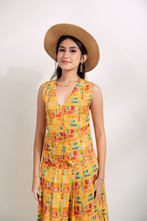 EMGEE by Get Spotted: Cecilia Vest in Batang 90s Fabric